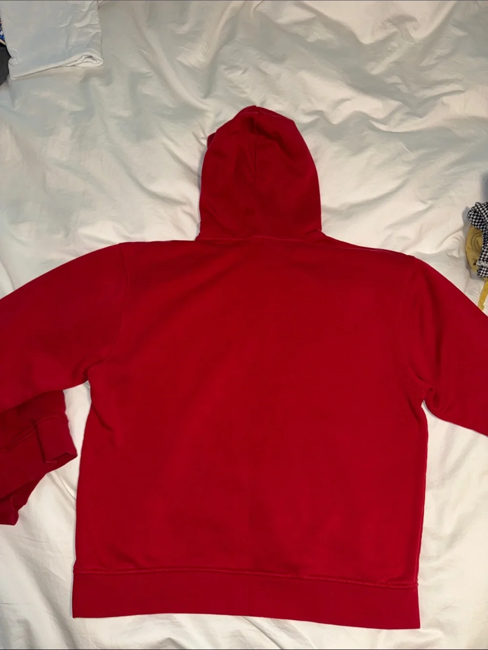 Jordan Men's Red Hooded Sweatshirt with White Jumpman